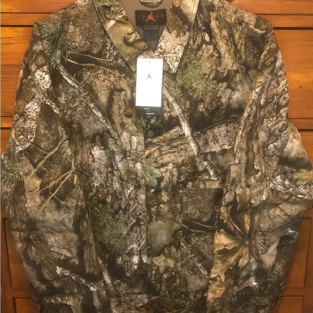 Nike Jordan Flight Chicago Realtree Jacket Camo HV0649-222 Men’s Size XXL
